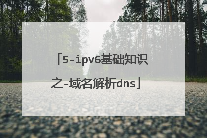 5-ipv6基础知识之-域名解析dns