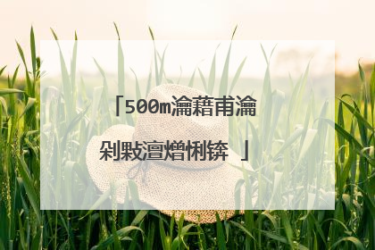 500m瀹藉甫瀹剁敤澶熷悧锛�