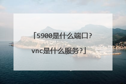 5900是什么端口?vnc是什么服务?