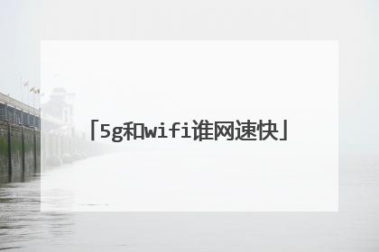 5g和wifi谁网速快