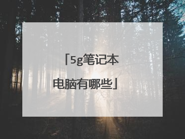 5g笔记本电脑有哪些