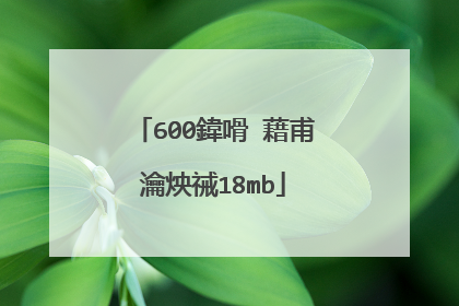 600鍏嗗�藉甫瀹炴祴18mb