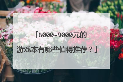 6000-9000元的游戏本有哪些值得推荐？