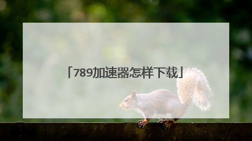 789加速器怎样下载