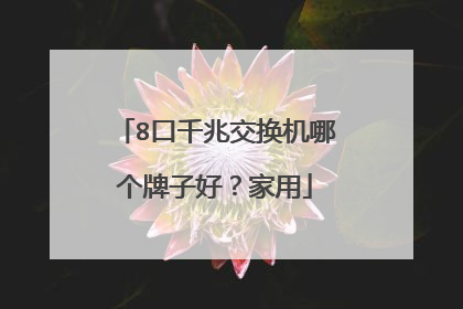 8口千兆交换机哪个牌子好?家用