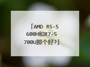 AMD R5-5600H和R7-5700U那个好?