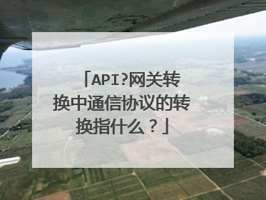 API?网关转换中通信协议的转换指什么？