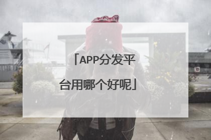 APP分发平台用哪个好呢
