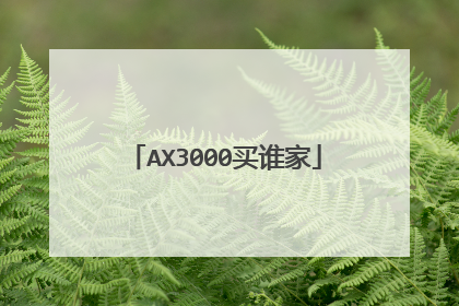 AX3000买谁家