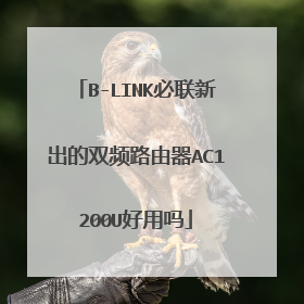 B-LINK必联新出的双频路由器AC1200U好用吗