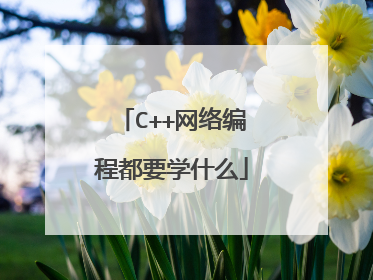 C++网络编程都要学什么