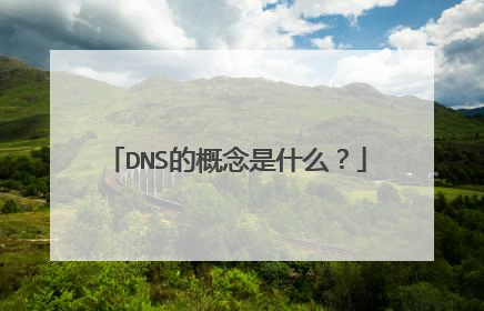DNS的概念是什么？