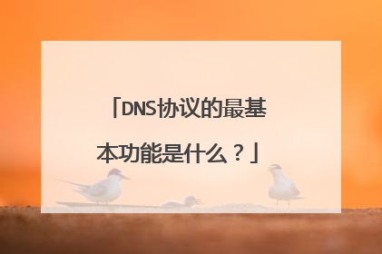 DNS协议的最基本功能是什么？