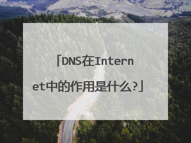 DNS在Internet中的作用是什么?