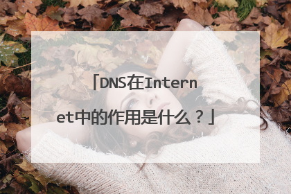 DNS在Internet中的作用是什么？