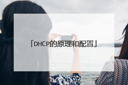 DHCP的原理和配置