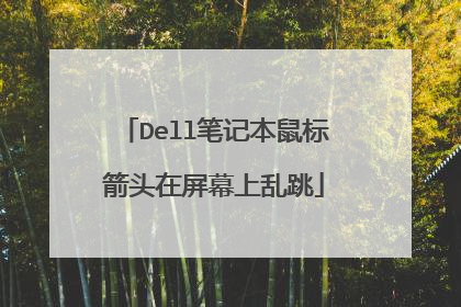 Dell笔记本鼠标箭头在屏幕上乱跳