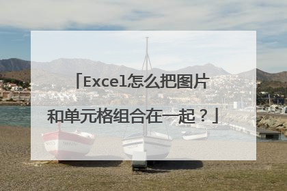 Excel怎么把图片和单元格组合在一起？