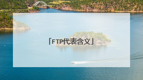 FTP代表含义