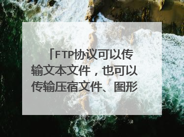 FTP协议可以传输文本文件，也可以传输压宿文件、图形/图像文件、声音文件、电影文件等（）文件。