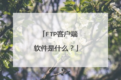 FTP客户端软件是什么?