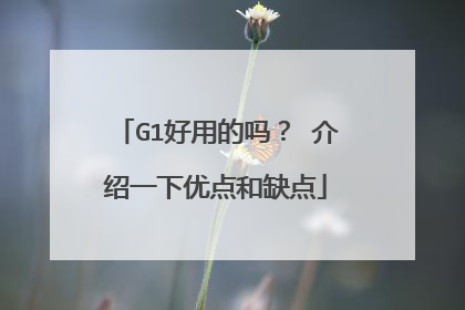 G1好用的吗? 介绍一下优点和缺点