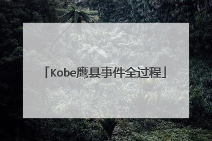 Kobe鹰县事件全过程