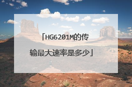 HG6201M的传输最大速率是多少