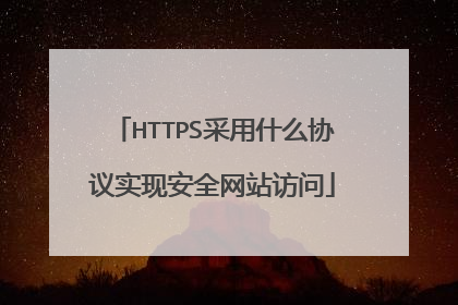 HTTPS采用什么协议实现安全网站访问