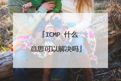 ICMP 什么意思可以解决吗