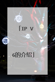 IP V6的介绍
