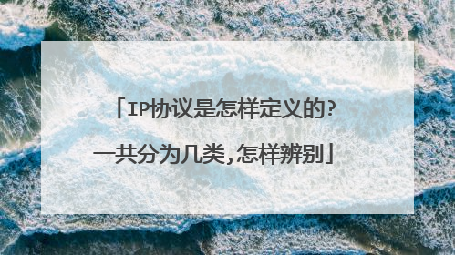 IP协议是怎样定义的?一共分为几类,怎样辨别