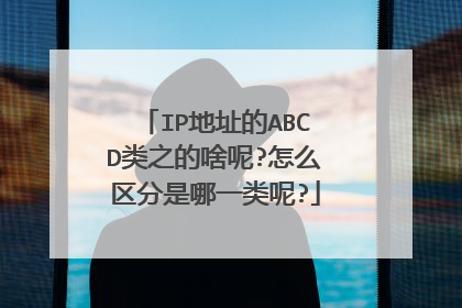 IP地址的ABCD类之的啥呢?怎么区分是哪一类呢?