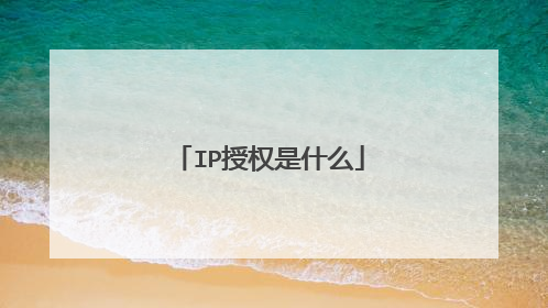 IP授权是什么