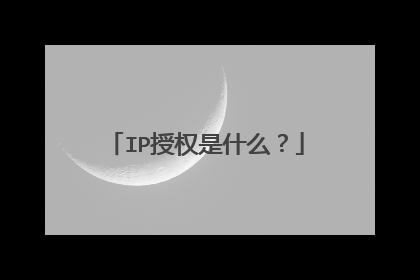IP授权是什么？