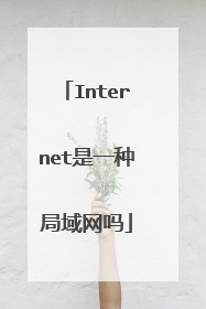 Internet是一种局域网吗