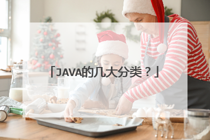 JAVA的几大分类？