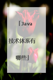 Java技术体系有哪些