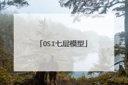 OSI七层模型