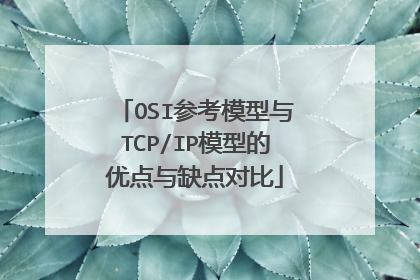 OSI参考模型与TCP/IP模型的优点与缺点对比