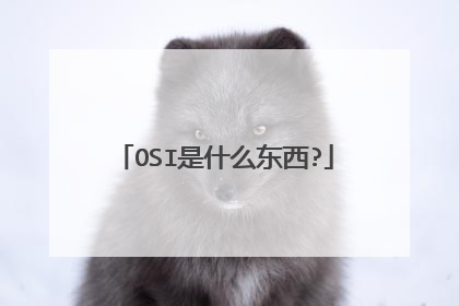 OSI是什么东西?