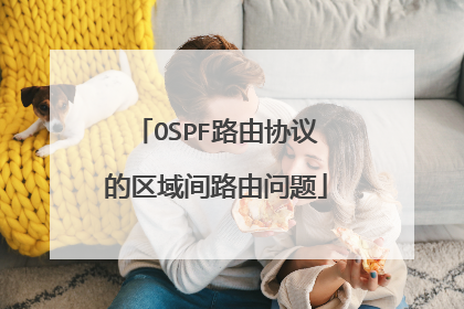OSPF路由协议的区域间路由问题
