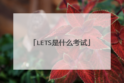 LETS是什么考试