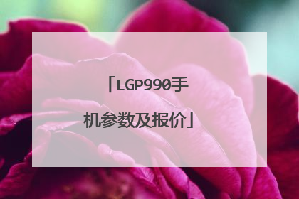 LGP990手机参数及报价