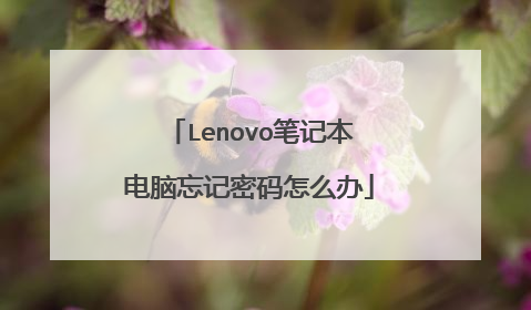 Lenovo笔记本电脑忘记密码怎么办