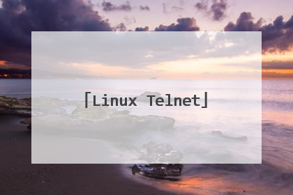 Linux Telnet