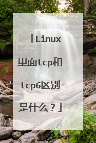 Linux里面tcp和tcp6区别是什么?