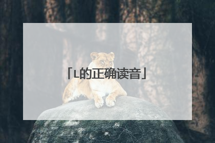 L的正确读音