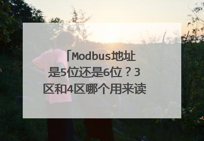 Modbus地址是5位还是6位？3区和4区哪个用来读模拟量输入？