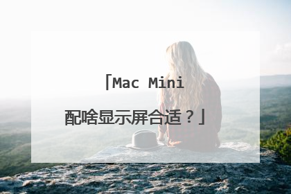 Mac Mini配啥显示屏合适?